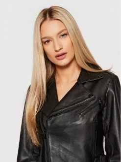 Morgan Γυναίκες Δερμάτινα Μπουφάν Μπουφάν δερμάτινο 221-GSMART Μαύρο Regular Fit -Εξοδος Morgan Κατάστημα unnamed file 705