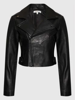 Morgan Γυναίκες Δερμάτινα Μπουφάν Μπουφάν δερμάτινο 221-GSMART Μαύρο Regular Fit -Εξοδος Morgan Κατάστημα unnamed file 707