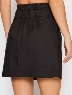 Morgan Γυναίκες Φούστα Mini 221-JBLACK Μαύρο Regular Fit -Εξοδος Morgan Κατάστημα unnamed file 710