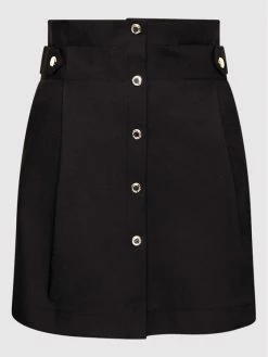 Morgan Γυναίκες Φούστα Mini 221-JBLACK Μαύρο Regular Fit -Εξοδος Morgan Κατάστημα unnamed file 712