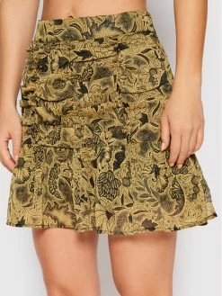 Morgan Γυναίκες Φούστα Mini 221-JAYMO.F Καφέ Regular Fit