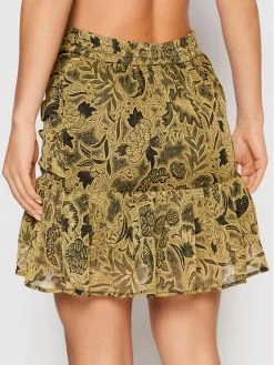 Morgan Γυναίκες Φούστα Mini 221-JAYMO.F Καφέ Regular Fit -Εξοδος Morgan Κατάστημα unnamed file 715