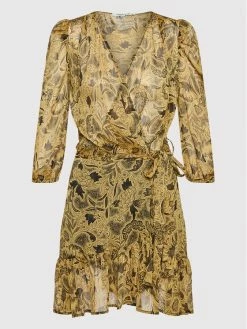 Morgan Γυναίκες Καθημερινά Φορέματα Φόρεμα καθημερινό 221-RIMA.F Καφέ Regular Fit -Εξοδος Morgan Κατάστημα unnamed file 727