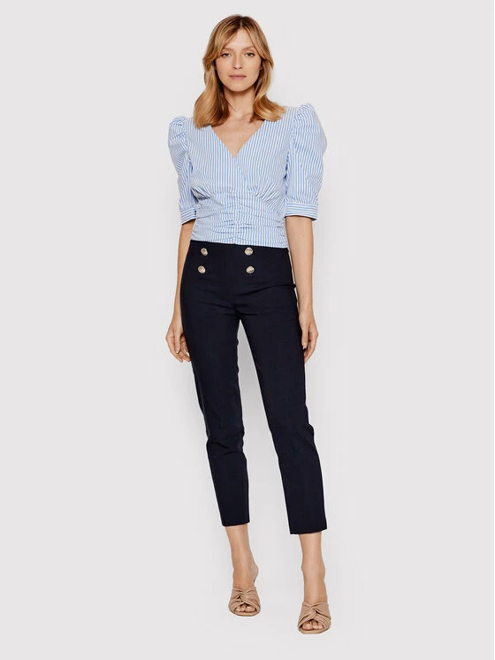 Morgan Γυναίκες Μπλουζάκια Μπλουζάκι 212-OTOU1 Μπλε Regular Fit 4 Morgan Γυναίκες Μπλουζάκια Μπλουζάκι 212-OTOU1 Μπλε Regular Fit - Image 2