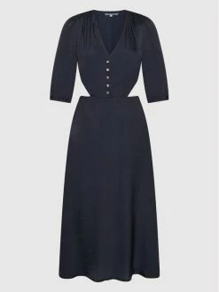 Morgan Γυναίκες Καθημερινά Φορέματα Φόρεμα καθημερινό 221-RORIENT Σκούρο μπλε Regular Fit -Εξοδος Morgan Κατάστημα unnamed file 753