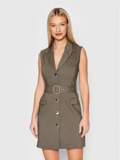 Morgan Γυναίκες Καθημερινά Φορέματα Φόρεμα καθημερινό 221-RKATIE Γκρι Regular Fit