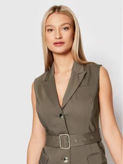 Morgan Γυναίκες Καθημερινά Φορέματα Φόρεμα καθημερινό 221-RKATIE Γκρι Regular Fit -Εξοδος Morgan Κατάστημα unnamed file 757