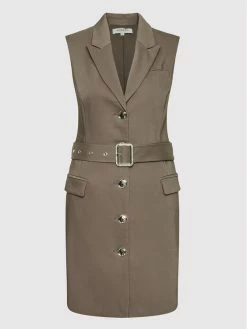 Morgan Γυναίκες Καθημερινά Φορέματα Φόρεμα καθημερινό 221-RKATIE Γκρι Regular Fit -Εξοδος Morgan Κατάστημα unnamed file 758