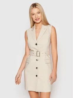 Morgan Γυναίκες Καθημερινά Φορέματα Φόρεμα καθημερινό 221-RKATIE Μπεζ Regular Fit