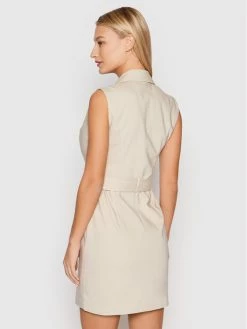 Morgan Γυναίκες Καθημερινά Φορέματα Φόρεμα καθημερινό 221-RKATIE Μπεζ Regular Fit -Εξοδος Morgan Κατάστημα unnamed file 761