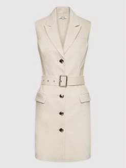 Morgan Γυναίκες Καθημερινά Φορέματα Φόρεμα καθημερινό 221-RKATIE Μπεζ Regular Fit -Εξοδος Morgan Κατάστημα unnamed file 763