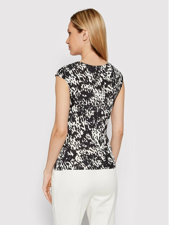 Morgan Γυναίκες Μπλουζάκια Μπλουζάκι 221-DOT Μαύρο Regular Fit 5 Morgan Γυναίκες Μπλουζάκια Μπλουζάκι 221-DOT Μαύρο Regular Fit - Image 3