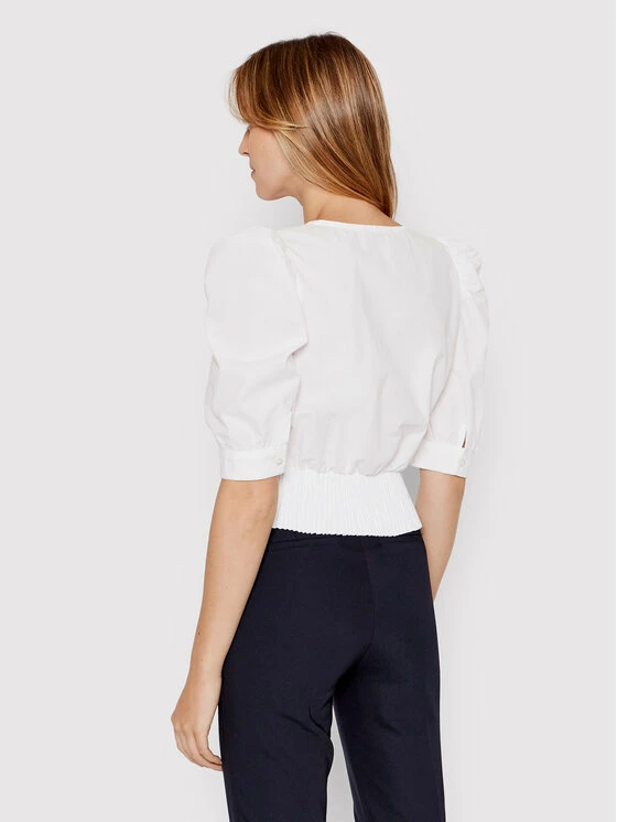 Morgan Γυναίκες Μπλουζάκια Μπλουζάκι 212-OTO Λευκό Regular Fit 5 Morgan Γυναίκες Μπλουζάκια Μπλουζάκι 212-OTO Λευκό Regular Fit - Image 3