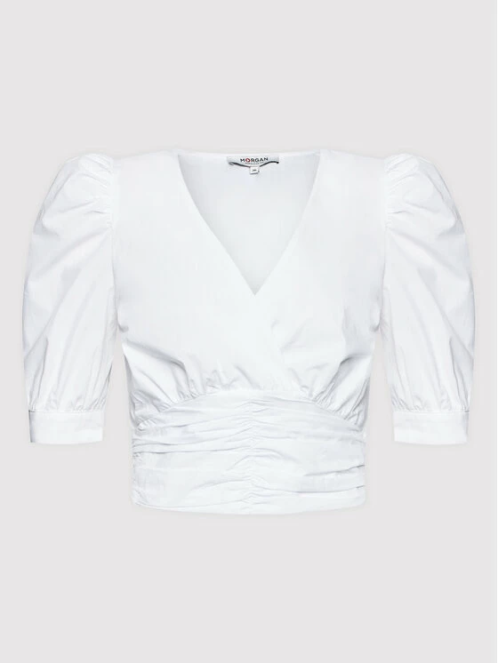 Morgan Γυναίκες Μπλουζάκια Μπλουζάκι 212-OTO Λευκό Regular Fit 7 Morgan Γυναίκες Μπλουζάκια Μπλουζάκι 212-OTO Λευκό Regular Fit - Image 5