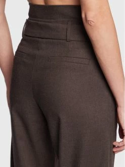 Morgan Γυναίκες Υφασμάτινα Παντελόνια Παντελόνι υφασμάτινο 222-PROBI.F Καφέ Relaxed Fit -Εξοδος Morgan Κατάστημα unnamed file 78