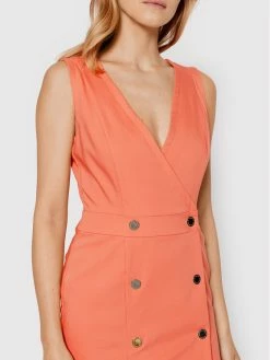 Morgan Γυναίκες Κοκτέιλ Φορέματα Φόρεμα κοκτέιλ 202-RIMON.F Πορτοκαλί Regular Fit -Εξοδος Morgan Κατάστημα unnamed file 783