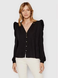 Morgan Γυναίκες Casual Πουκάμισα Πουκάμισο 221-CWORK.F Μαύρο Regular Fit