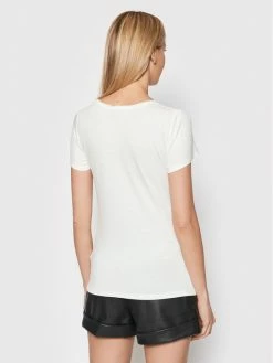 Morgan Γυναίκες T-shirts T-Shirt 221-DSMILE Λευκό Regular Fit -Εξοδος Morgan Κατάστημα unnamed file 822