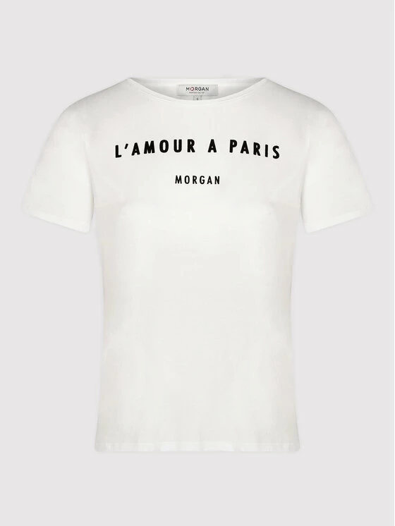 Morgan Γυναίκες T-shirts T-Shirt 221-DESA Λευκό Regular Fit 7 Morgan Γυναίκες T-shirts T-Shirt 221-DESA Λευκό Regular Fit - Image 5