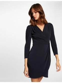 Morgan Γυναίκες Κοκτέιλ Φορέματα Φόρεμα κοκτέιλ 221-RCLAIN Σκούρο μπλε Regular Fit