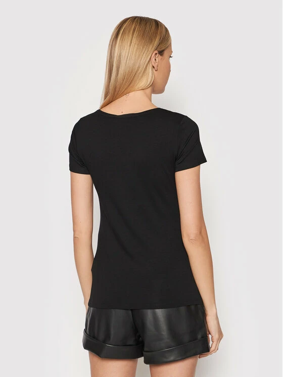 Morgan Γυναίκες T-shirts T-Shirt 221-DSMILE Μαύρο Regular Fit 5 Morgan Γυναίκες T-shirts T-Shirt 221-DSMILE Μαύρο Regular Fit - Image 3