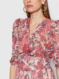 Morgan Γυναίκες Καθημερινά Φορέματα Φόρεμα καθημερινό 221-RLADY.F Ροζ Regular Fit -Εξοδος Morgan Κατάστημα unnamed file 852