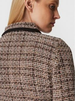 Morgan Γυναίκες Πλεκτά Φορέματα Φόρεμα υφασμάτινο 222-ROZIA.F Μπεζ Regular Fit -Εξοδος Morgan Κατάστημα unnamed file 87