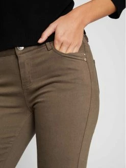 Morgan Γυναίκες Τζιν 211-PETRA Πράσινο Skinny Fit -Εξοδος Morgan Κατάστημα unnamed file 878