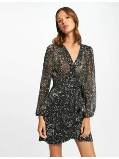 Morgan Γυναίκες Κοκτέιλ Φορέματα Φόρεμα κοκτέιλ 212-RSAMIR.F Μαύρο Regular Fit