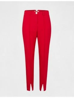 Morgan Γυναίκες Υφασμάτινα Παντελόνια Παντελόνι υφασμάτινο 212-PDORA.F Κόκκινο Regular Fit -Εξοδος Morgan Κατάστημα unnamed file 910
