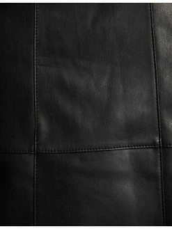 Morgan Γυναίκες Midi Φούστα από απομίμηση δέρματος 212-JILIAN Μαύρο Regular Fit -Εξοδος Morgan Κατάστημα unnamed file 926