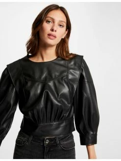 Morgan Γυναίκες Μπλουζάκια Μπλουζάκι 212-OBYLI Μαύρο Regular Fit