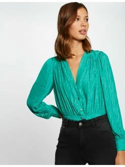 Morgan Γυναίκες Μπλουζάκια Μπλουζάκι 212-CHRISTY Πράσινο Regular Fit