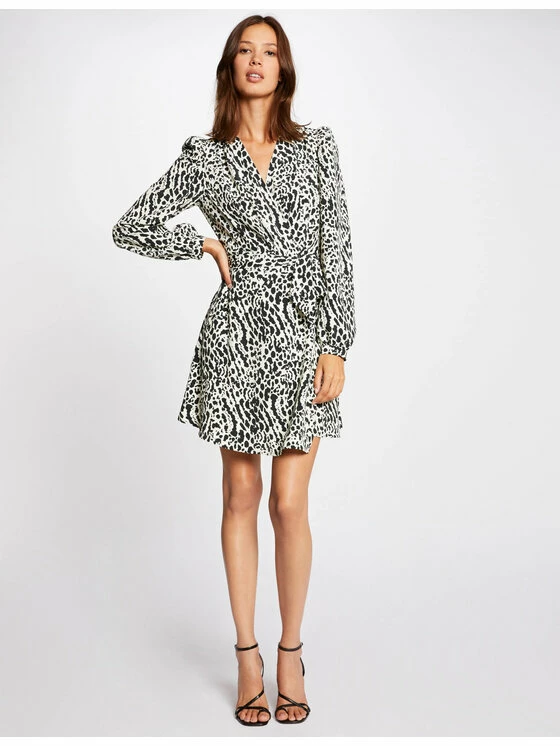 Morgan Γυναίκες Καθημερινά Φορέματα Φόρεμα καθημερινό 212-RICKY.F Μαύρο Regular Fit 4 Morgan Γυναίκες Καθημερινά Φορέματα Φόρεμα καθημερινό 212-RICKY.F Μαύρο Regular Fit - Image 2