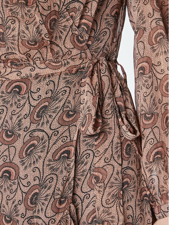 Morgan Γυναίκες Καθημερινά Φορέματα Φόρεμα καθημερινό 222-ROLMI.F Καφέ Regular Fit 6 Morgan Γυναίκες Καθημερινά Φορέματα Φόρεμα καθημερινό 222-ROLMI.F Καφέ Regular Fit - Image 4