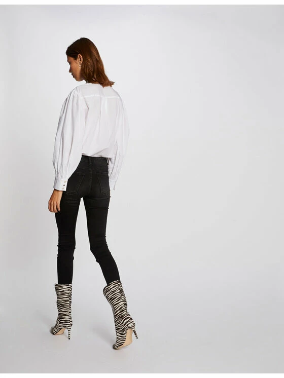 Morgan Γυναίκες Casual Πουκάμισα Πουκάμισο 212-CHAME Λευκό Regular Fit 5 Morgan Γυναίκες Casual Πουκάμισα Πουκάμισο 212-CHAME Λευκό Regular Fit - Image 3