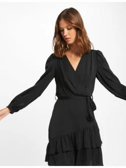 Morgan Γυναίκες Καθημερινά Φορέματα Φόρεμα καθημερινό 212-RANNY Μαύρο Slim Fit