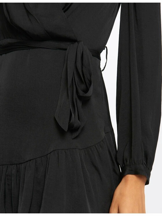 Morgan Γυναίκες Καθημερινά Φορέματα Φόρεμα καθημερινό 212-RANNY Μαύρο Slim Fit 6 Morgan Γυναίκες Καθημερινά Φορέματα Φόρεμα καθημερινό 212-RANNY Μαύρο Slim Fit - Image 4