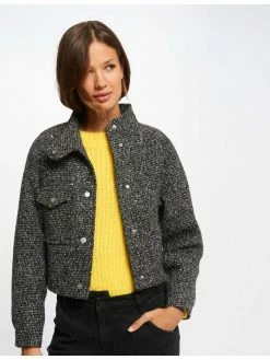 Morgan Γυναίκες Μεταβατικά Μπουφάν Μπουφάν μεταβατικό 212-VENINA Ασημί Regular Fit